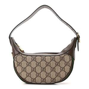 Gucci Gg Supreme Textured Calfskin Web #231043G10B
